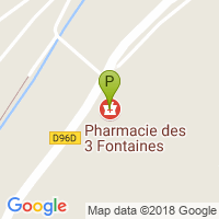 carte de la Pharmacie des Troisfontaines