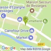 carte de la Pharmacie Carmi Sud Est