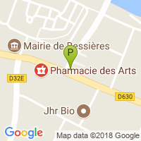 carte de la Pharmacie Bru Gassan