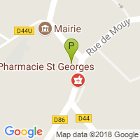carte de la Pharmacie Saint Georges