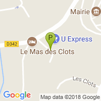 carte de la Pharmacie les Clots