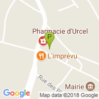 carte de la Pharmacie d'Urcel