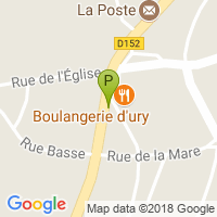 carte de la Pharmacie d'Ury