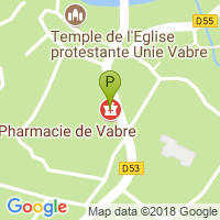 carte de la Pharmacie de Vabre