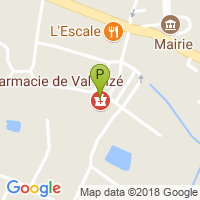 carte de la Pharmacie de Val d'Ize