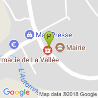 carte de la Pharmacie de la Vallee