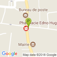 carte de la Pharmacie Edno Hugues