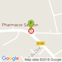 carte de la Pharmacie Sainton