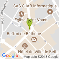 carte de la Pharmacie du Beffroy