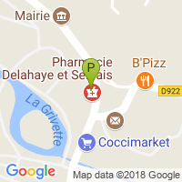 carte de la Pharmacie Delahaye Servais