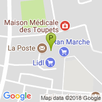 carte de la Pharmacie de l'Hautil