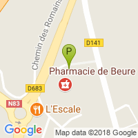 carte de la Pharmacie Guillerey Richard