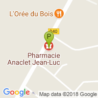 carte de la Pharmacie Anaclet