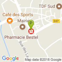 carte de la Pharmacie Bestel