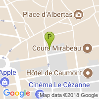 carte de la Pharmacie du cours Mirabeau