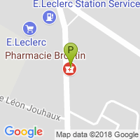 carte de la Pharmacie Broutin