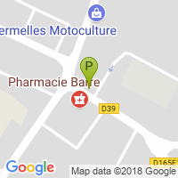 carte de la Pharmacie Carmi Vermelles