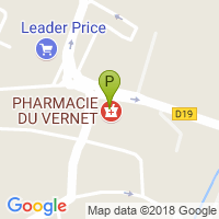 carte de la Pharmacie du Lauragais