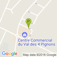 carte de la Pharmacie Au Val des 4 Pignons