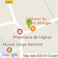 carte de la Pharmacie Victor Hugo