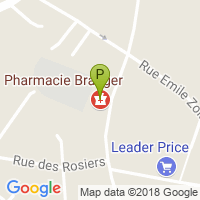 carte de la Pharmacie Branger