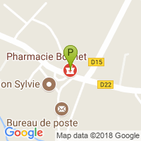 carte de la Pharmacie Bochet