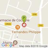 carte de la Pharmacie de Cocagne