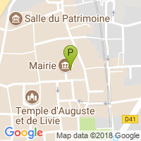 carte de la Pharmacie de l'Hotel de Ville