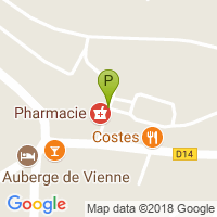 carte de la Pharmacie Bouffeteau