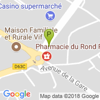 carte de la Pharmacie du Rond-Point