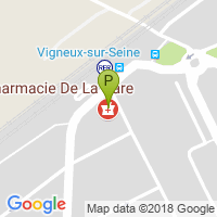 carte de la Pharmacie de la Gare