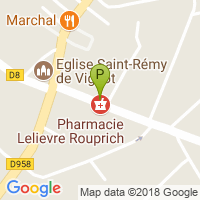 carte de la Pharmacie Lelievre Rouprich