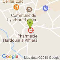 carte de la Pharmacie Hardouin