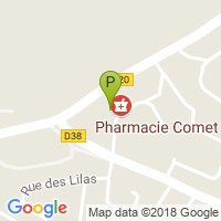 carte de la Pharmacie Comet