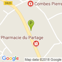 carte de la Pharmacie du Partage