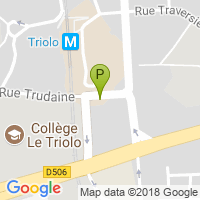 carte de la Pharmacie Triolo Grand Stade