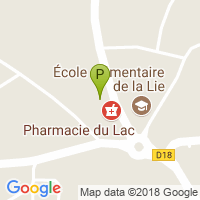 carte de la Pharmacie du Lac