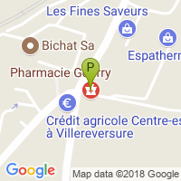 carte de la Pharmacie Gourry