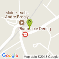 carte de la Pharmacie Dericq