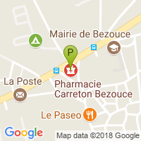 carte de la Pharmacie Carreton