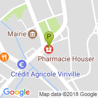 carte de la Pharmacie Houser