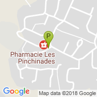 carte de la Pharmacie des Pinchinades