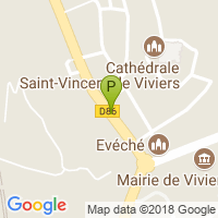 carte de la Pharmacie de Viviers