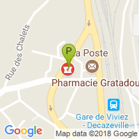 carte de la Pharmacie Gratadou