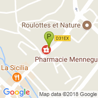 carte de la Pharmacie des Six Vallees