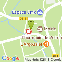 carte de la Pharmacie de Volmunster