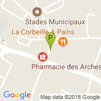 carte de la Pharmacie Daillier Giboin