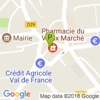 carte de la Pharmacie du Vieux Marche