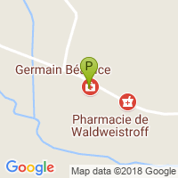 carte de la Pharmacie de Waldweistroff