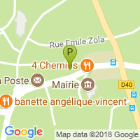 carte de la Pharmacie des 4 Rues